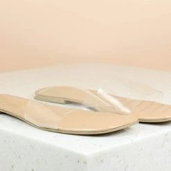 Inc.5 TRANSPARENT FLAT MULES