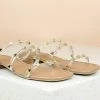 Inc.5 TRANSPARENT STUDDE FLAT SALE