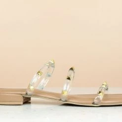 Inc.5 TRANSPARENT STUDDE FLAT SALE 8 Inc.5 TRANSPARENT STUDDE FLAT SALE