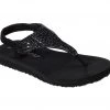 Skechers Women's Meditation-Rock Crown Black Sandal