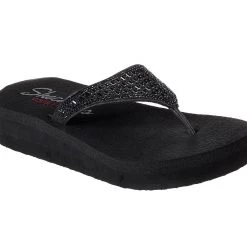 Skechers Casual Women's Vinyasa-Tiger Squad Black Slipper