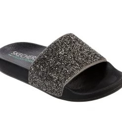 Skechers Women's Pop Ups-Glamathon Pewter Slipper