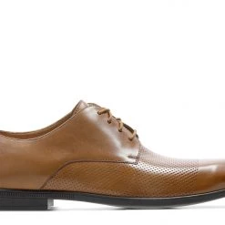 Clarks MEN BAMPTON CAP TAN LEATHER