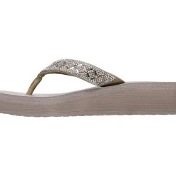 Skechers Women's Vinyasa-Lotus Princess Taupe Slipper