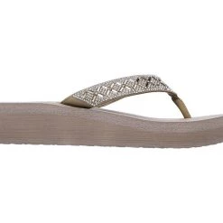 Skechers Women's Vinyasa-Lotus Princess Taupe Slipper