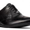 Clarks BAMPTON RHODES BLACK LEATHER