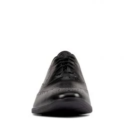 Clarks BAMPTON RHODES BLACK LEATHER