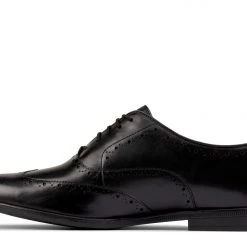 Clarks BAMPTON RHODES BLACK LEATHER