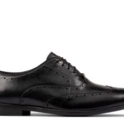 Clarks BAMPTON RHODES BLACK LEATHER