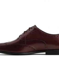 Clarks BAMPTON RHODES BURGUNDY LEATHE MEN