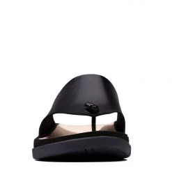 Clarks TRI TOE POST BLACK LEATHER