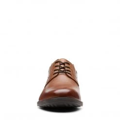 Clarks WHIDDON PLAIN DARK TAN LEA