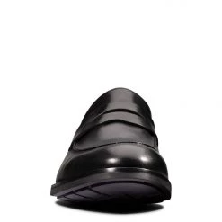 Clarks MEN RONNIE STEP BLACK LEATHER