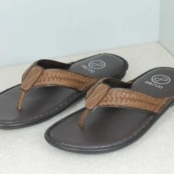 PRIVO By Inc5 THONG SLIPPERS-BROWN 9 PRIVO By Inc5 THONG SLIPPERS-BROWN