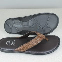 PRIVO By Inc5 THONG SLIPPERS-BROWN 11 PRIVO By Inc5 THONG SLIPPERS-BROWN