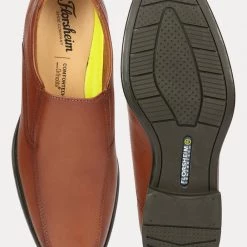 Florsheim Men Work Tan Semi-Formal Slip-on Shoes