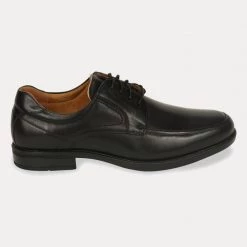 Florsheim Men Work Black Semi-Formal Lace-Up Shoes