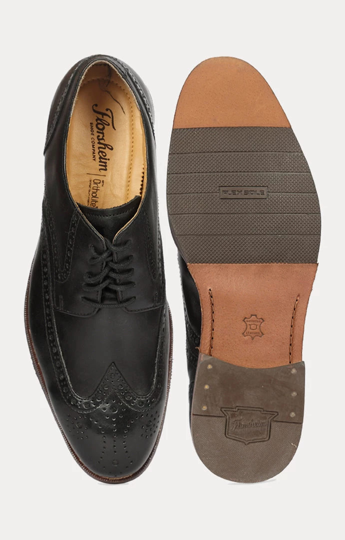 Florsheim Men Work Black Semi-Formal Shoes 7 Florsheim Men Work Black Semi-Formal Shoes