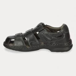 Florsheim Men Semi-Casual Open Black Sandal