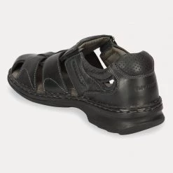 Florsheim Men Semi-Casual Open Black Sandal