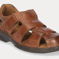 Florsheim Men Semi-Casual Open Tan Sandal