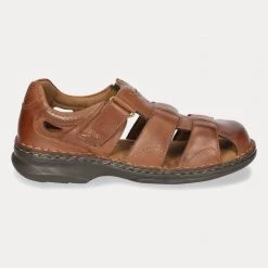 Florsheim Men Semi-Casual Open Tan Sandal