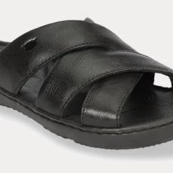 Florsheim Men Suede Casual Open Black Slipper