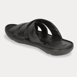 Florsheim Men Suede Casual Open Black Slipper