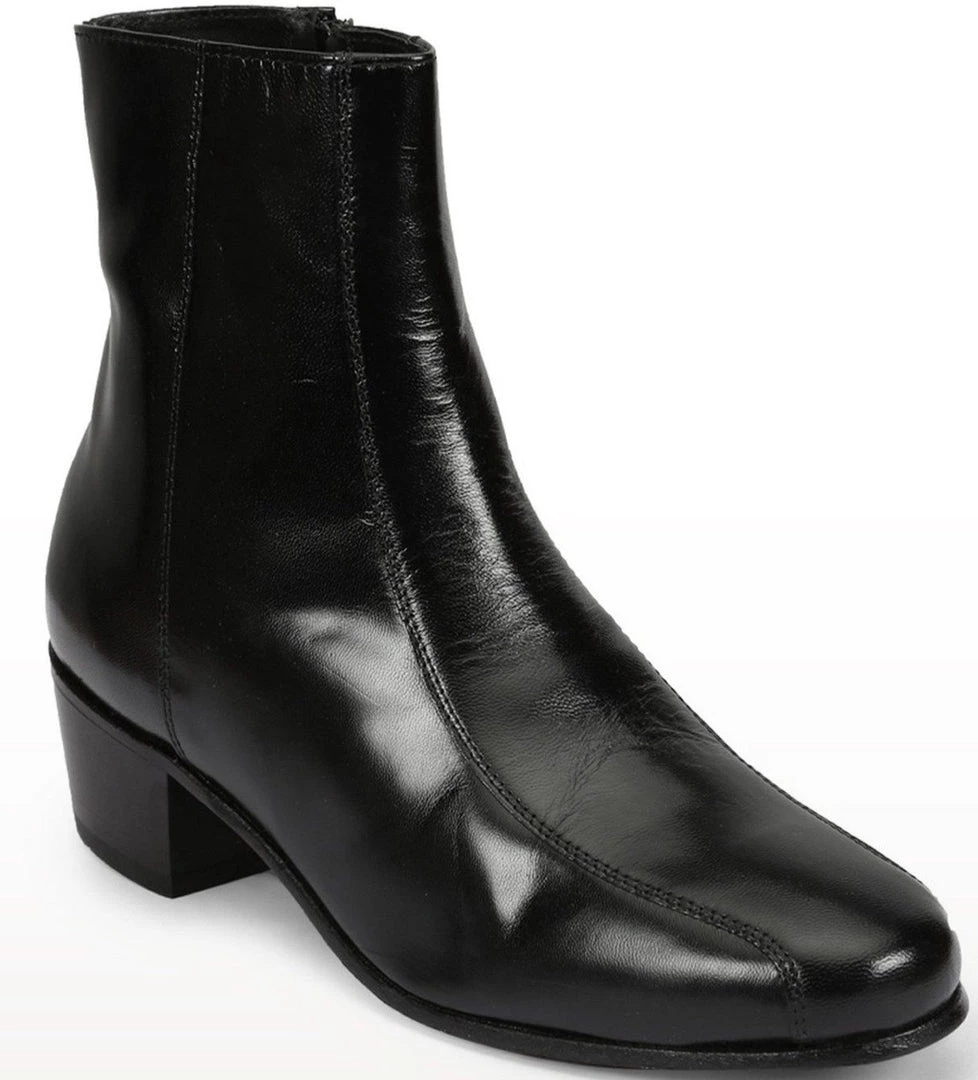 Florsheim Men Black Plain Leather Boots 3 Florsheim Men Black Plain Leather Boots