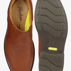 Florsheim Men Dress Semi-Formal Tan Slip On Shoes