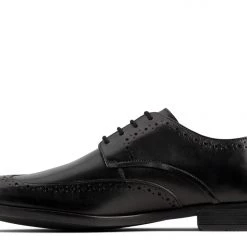 Clarks STANFORD LIMIT BLACK LEATHER MEN 9 Clarks STANFORD LIMIT BLACK LEATHER MEN
