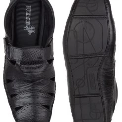 Buckaroo Adults-Men NEW CARLIN Leather Strollers Closed Sandal Fisherman Sandal