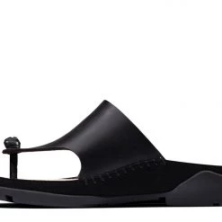 Clarks TRI TOE POST BLACK LEATHER