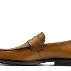 Clarks RONNIE STEP TAN LEATHER MEN