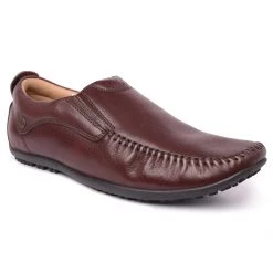 Buckaroo Adults-Men NEWTON Leather Friday Casuals Loafer Pull On