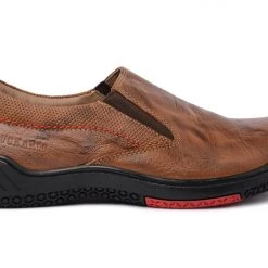 Buckaroo Men's Tan Leather Friday Casuals Shoes