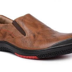 Buckaroo Men's Tan Leather Friday Casuals Shoes