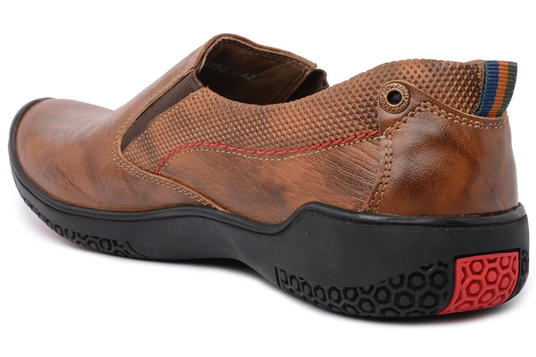 Buckaroo Men's Tan Leather Friday Casuals Shoes 6 Buckaroo Men's Tan Leather Friday Casuals Shoes