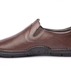 Buckaroo Men's Brown Leather Friday Casuals Shoes