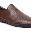 Buckaroo Men's Brown Leather Friday Casuals Shoes