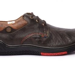 Buckaroo Men's Brown Leather Denim Classic Shoes