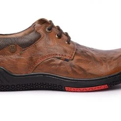 Buckaroo Men's Tan Leather Denim Classic Shoes