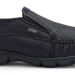Buckaroo Men's Black Leather Friday Casuals Shoes