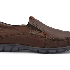 Buckaroo Men's Brown Leather Friday Casuals Shoes