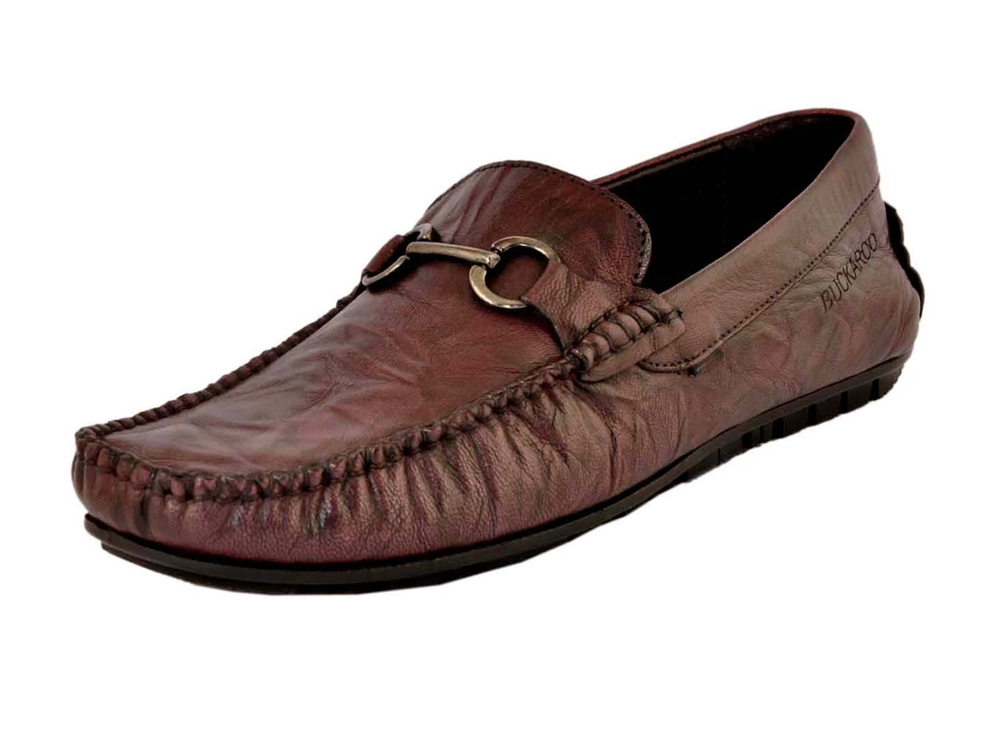 Buckaroo Adults-Men AURORA Leather Friday Casual Shoes Slip-On 6 Buckaroo Adults-Men AURORA Leather Friday Casual Shoes Slip-On