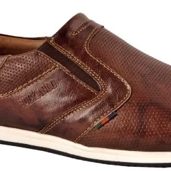 Buckaroo Adults-Men FLOREN Leather Denim Classic Shoes Slip-On