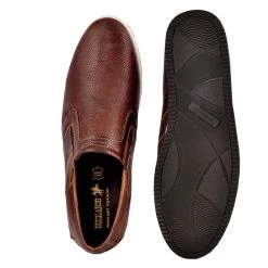 Buckaroo Adults-Men FLOREN Leather Denim Classic Shoes Slip-On