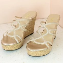 Inc.5 CORK COVER PLATFORM-ROSE GOLD SALE