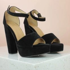 Inc.5 WOMEN COUNTER HEEL SANDAL-BLACK