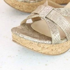 Inc.5 CORK COVERED PLATFORM-GOLD SALE